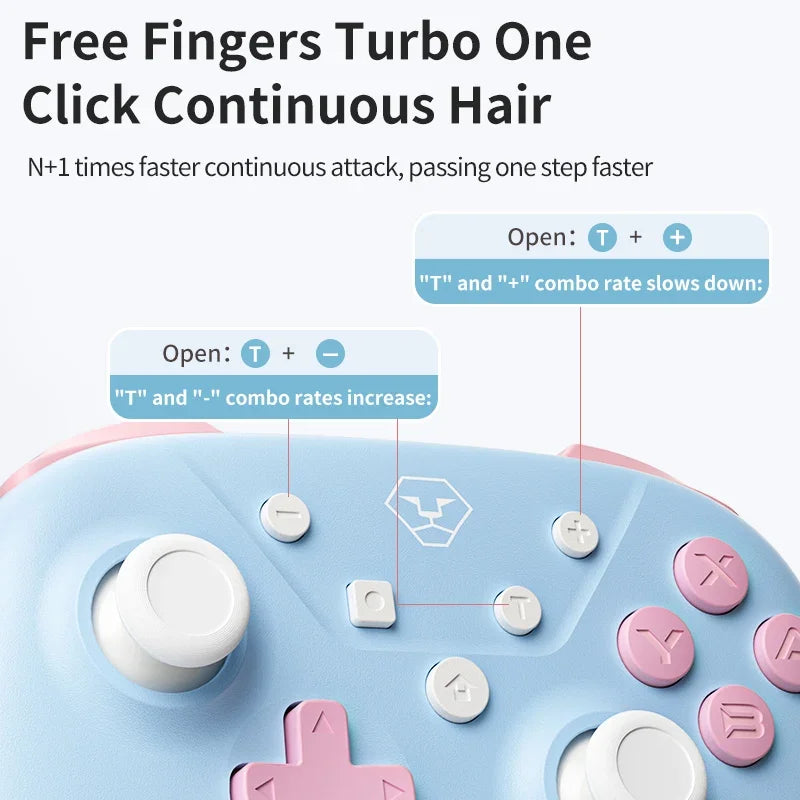Aolion Wireless Controller For Nintendo Switch Controller Pro Gamepad Turbo Function For Nintend Switch 2/Lite/PC/iOS/Android