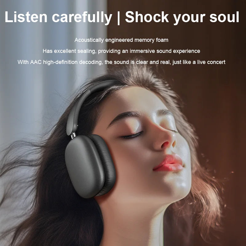 Newest Original ANC Max Bluetooth Headphone Wireless Max Headset Active Noise Cancelling Headset ENC Stereo Wireless Earphone