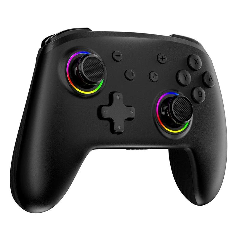 LinYuvo Wireless Controller (No Deadzone) for Switch/Lite/OLED,with Vibration, Motion, Turbo,Metal Joystick and LED Light KS32
