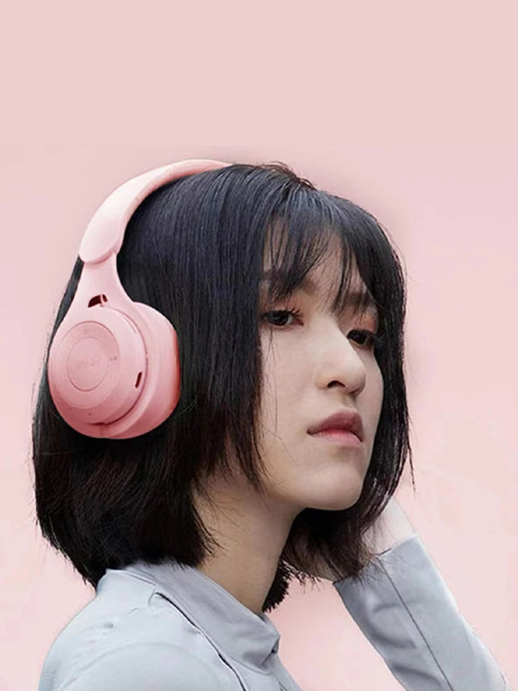 Head-mounted Bluetooth headphones, HiFi sound quality, seamless game delay, foldable portable Bluetooth headphones