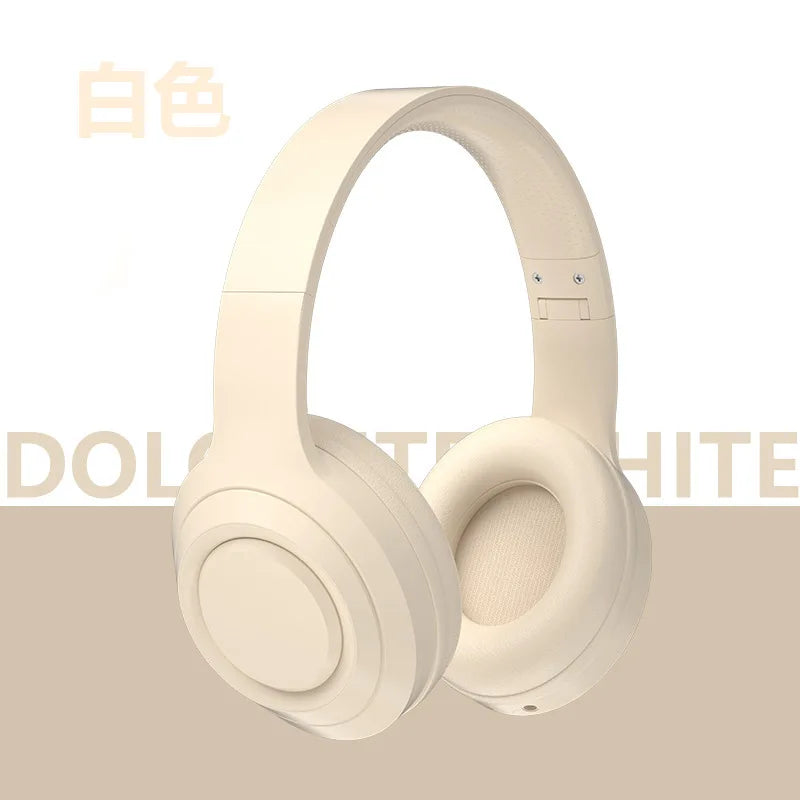 Wireless Bluetooth Headphones Over Ear HIFI Stereo Headsets Noise Reduction Sports Gaming Earphones Music Player with Mic Gifts