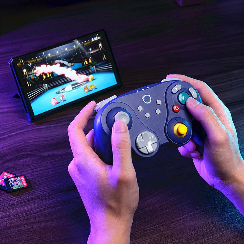 NYXI Warrior Lite Bluetooth Game Controller Purple Wireless Gamepad for Nintendo Switch2/Switch OLED/Switch Lite/PC