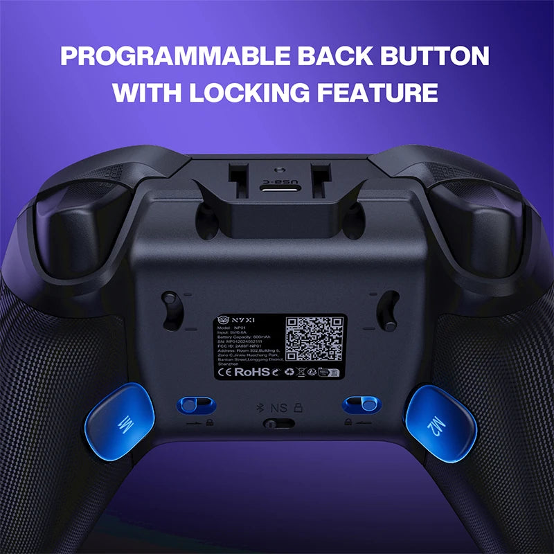 NYXI for PC Switch2 Master P1 Wireless Game Controller Hall Effect Gamepad Controller