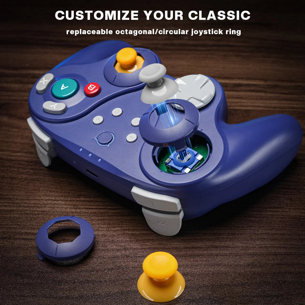 NYXI Warrior Lite Bluetooth Game Controller Purple Wireless Gamepad for Nintendo Switch2/Switch OLED/Switch Lite/PC