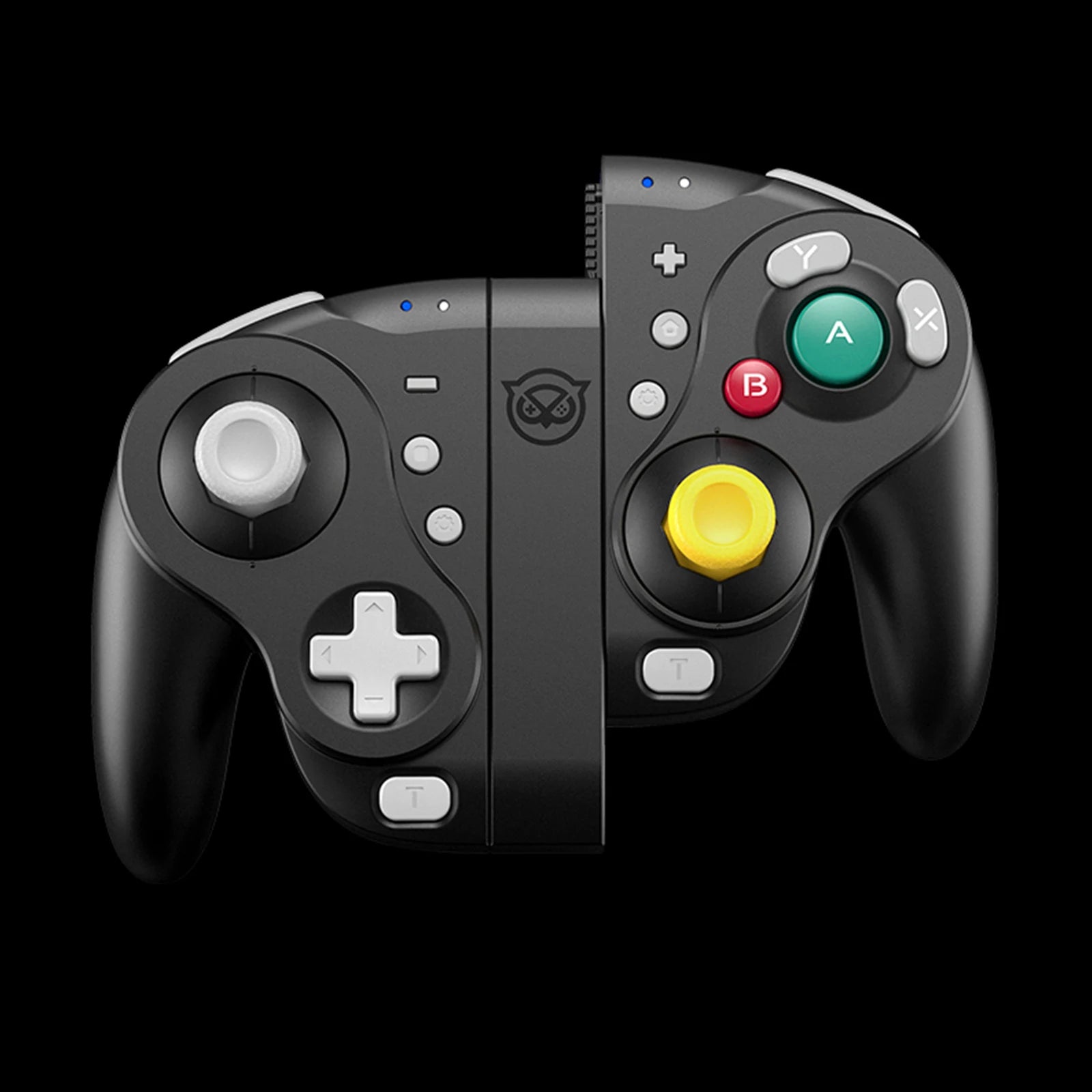 NYXI Wizard Hall Joystick Wireless Game Controller Black Gamepad with RGB Lights for Nintendo Switch